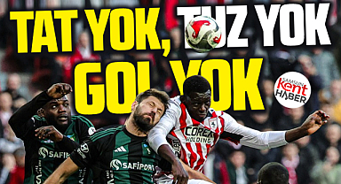 Samsunspor Kocaeli maçı golsüz sona erdi