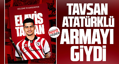 Samsunspor Türk asıllı Elayis Tavsan ile 4,5 yıllık sözleşme imzaladı