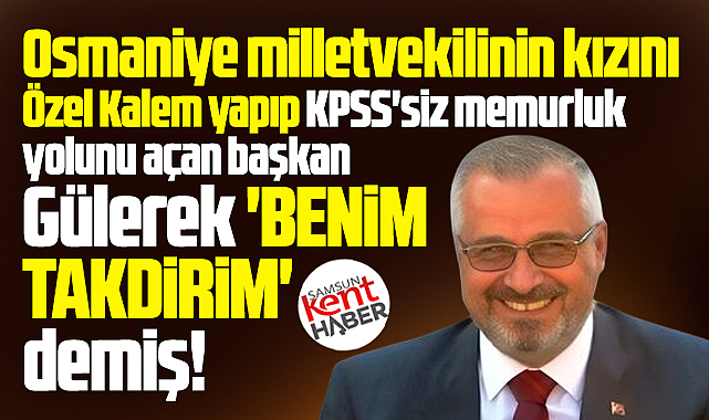 Bafra Belediye Meclisinde Özel Kalem sorusu! Başkan 'benim takdirim' demiş!