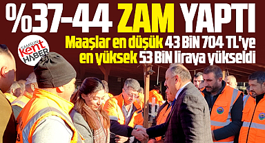 Salıpazarı Belediyesinde maaşlara büyük zam! 53 bin liraya yükseldi!