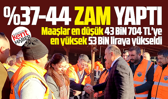 Salıpazarı Belediyesinde maaşlara büyük zam! 53 bin liraya yükseldi!