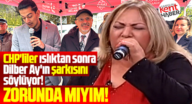 Samsun'da CHP'lilerden zorunda mıyım etkinliği!
