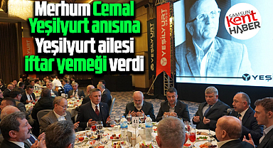 Samsun'da merhum Cemal Yeşilyurt anısına iftar yemeği verildi