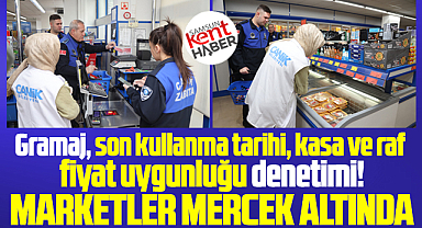 Samsun'da Ramazan ayında marketler mercek altına alındı!