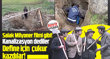 Samsun'da Salak Milyoner filmi gibi define kazısı!