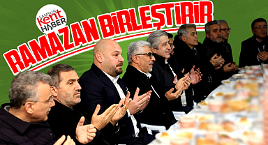 Samsun'da siyasileri Ramazan birleştirdi! Aynı sofrada oruç açtılar