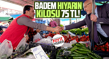 CHP Samsun İl Başkanı pazar yerlerini gezdi! Pazarda fiyatlar pahalı!