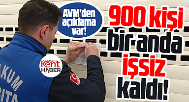 Samsun'da City Mall AVM mühürlendi! 900 kişi işsiz kaldı!