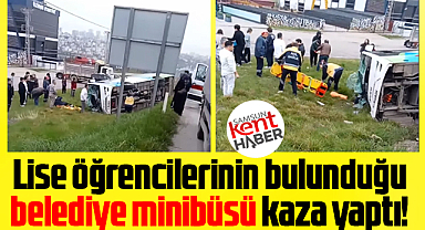 Samsun'da kaza! Ünye Fen Lisesi öğrenci ve öğretmenleri yaralandı!