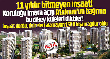 Samsun'da Koru Şehir Sitesi 11 yıldır bitmedi, 1500 kişi mağdur oldu