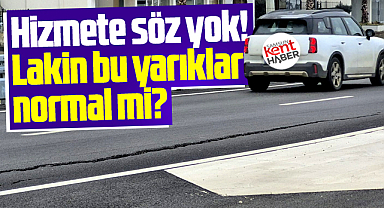 Samsun'da Recep Tayyip Erdoğan Bulvarı'nda yarık ve çökmeler oluştu!