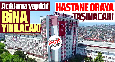 Samsun Gazi Devlet Hastanesi binası yıkılacak! Hastane oraya taşınacak!