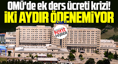 Samsun OMÜ'de ek ders ücreti krizi! İki aydır ödenemiyor!
