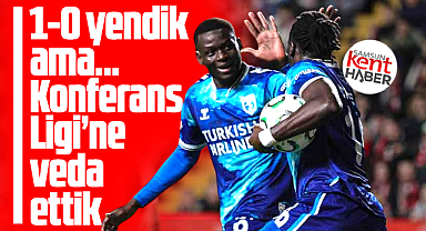 Samsunspor Konferans Ligi'ne Rayo Vallecano'yu 1-0 yenerek veda etti