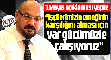 Atakum Belediye Başkanı Serhat Türkel'den 1 Mayıs İşçi Bayramı mesajı!