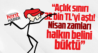 CHP Samsun İl Başkanınden tepki! Zamlar bel büktü!
