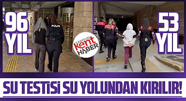 Samsun'da 96 ve 53 yıl hapis cezası olan iki kadın yakalandı