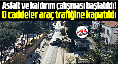 Samsun'da o caddelerde çalışma var! Trafiğe kapatıldı!