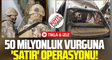 Samsun polisinden 13 ilde Change suç şebekesine Satır 2 operasyonu!