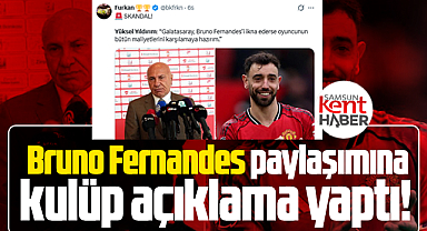 Samsunspor Kulübü'nden, Bruno Fernandes açıklaması!