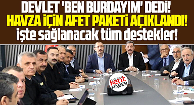Samsun'un Havza ilçesine sel nedeniyle verilecek işte tüm afet destekleri