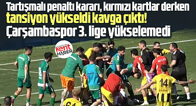 BAL Ligi 3. Lige yükselme final maçında Çarşambaspor 3-2 yenildi
