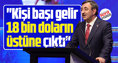 Cevdet Yılmaz Samsun'da konuştu! Kişi başı gelir 18 bin doların üstüne çıktı