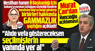 CHP Samsun Milletvekili Çan'dan PM üyesi Neslihan Hancıoğlu'na tepki!