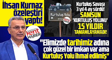 İlkadım Belediye Başkanı Kurnaz'dan Kurtuluş Yolu özeleştirisi! İhmal edilmiş