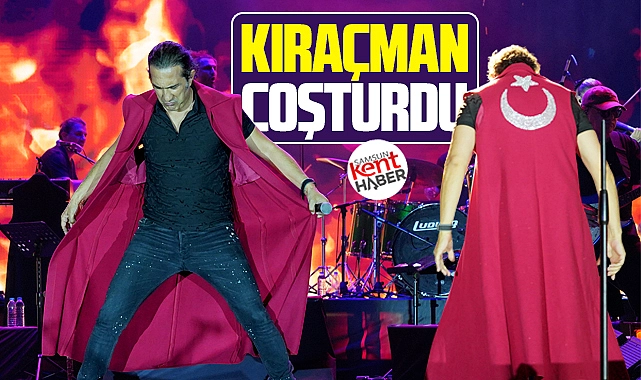 Kıraç Samsun Kültür Yolu Festivalinde verdiği konserle hayranlarını çoşturdu - samsunkenthaber.com