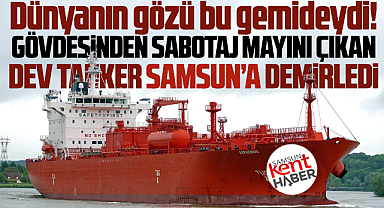 Samsun'a demirledi! Gövdesinde mayın çıkan Arrhenius geldi!