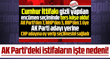 Samsun AK Parti'de iki ilçe başkanının işte istifalarının alınma sebebi!
