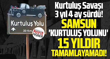Samsun Büyükşehir Meclisi'nde Kurtuluş Yolu tepkisi! 15 yıldır bitiremedik