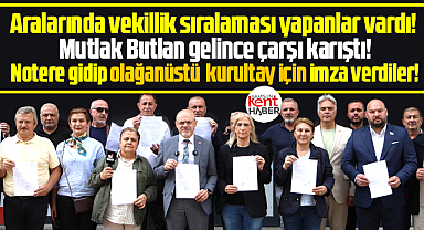 Samsun CHP'de 38. kurultay delegesi 17 isim olağanüstü kurultay için imza verdi