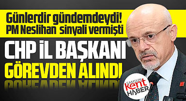 Samsun CHP'de İl Başkanı Mehmet Özdağ görevden alındı