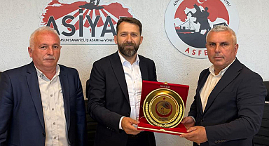 Samsun'da ASFED'e KADEF'ten hayırlı olsun ziyareti