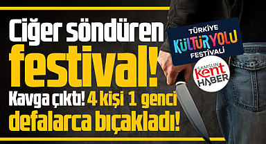 Samsun'da ciğer söndüren festival! Konserde kavga çıktı, bir kişi bıçaklandı!