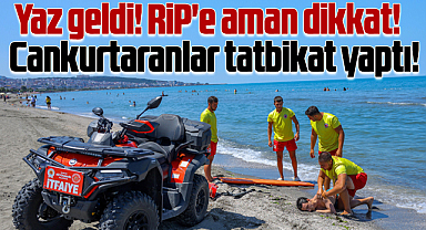 Samsun'da deniz sezonu açıldı! Cankurtaranlar RİP akıntısı tatbikatı yaptı!