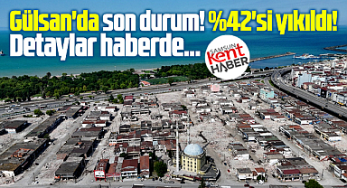 Samsun'da Gülsan Sanayi'de yıkım sürüyor! Son durum ile ilgili bilgi verildi!