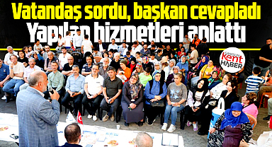 Samsun'da mahalle sakinleri sordu, belediye başkanı cevapladı