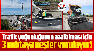 Samsun'da trafik yoğunluğunu azaltmak için 3 noktaya neşter vuruluyor!
