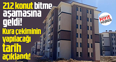 Samsun Kavak'ta 212 TOKİ konutu için kura çekim tarihi açıklandı
