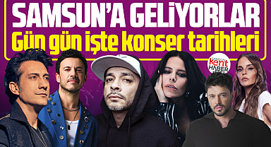 Samsun Kültür Yolu Festivali 20 Haziran 2026'da başlıyor! İşte konser tarihleri