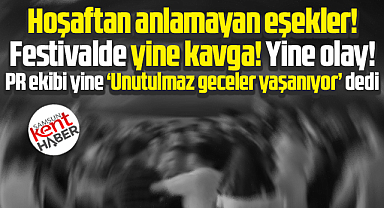 Samsun Kültür Yolu Festivali konserinde yine kavga yine olay!