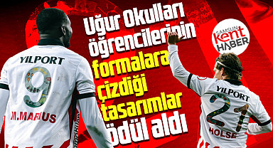 Samsunspor formalarına öğrencilerin çizdiği 23 Nisan tasarımları ödül aldı
