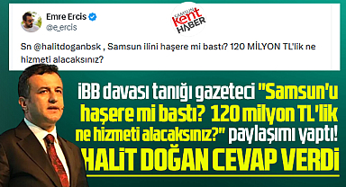 SBB Başkanı Halit Doğan'dan Emre Erciş'e 120 milyonluk ihale cevabı!