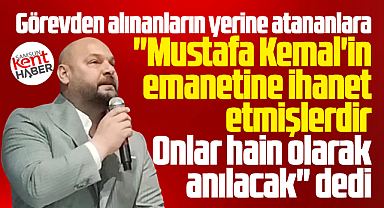 Atakum Belediye Başkanı Türkel'den sert konuşma! Onlar hain olarak anılacak