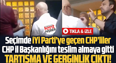 Samsun CHP İl Binasında gergin anlar! Özdağ ve Bank tartıştı!