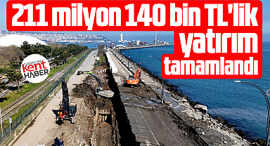 Samsun'da 211 milyon 140 bin TL'lik yatırım tamamlandı!