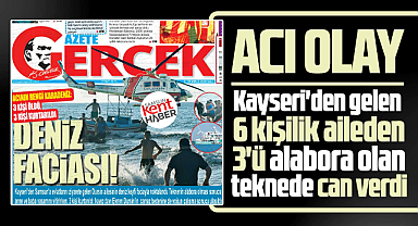 Samsun'da acı olay! Tekne alabora oldu, 3 kişi öldü!